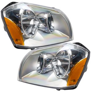 Dodge Magnum Headlight Assembly - ORACLE Lighting - ColorSHIFT w/ 2.0 Controller - Chrome - `05-`07